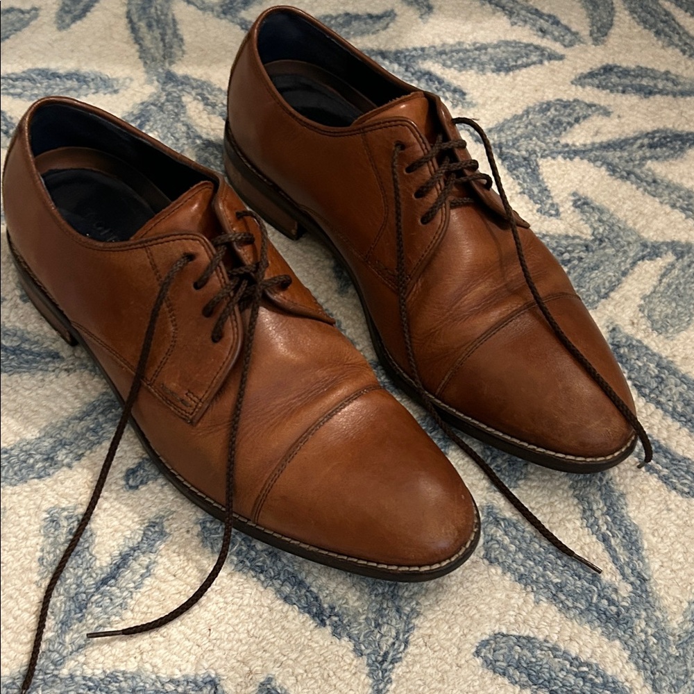Cole Hann Brown Leather Men's Dress Shoes